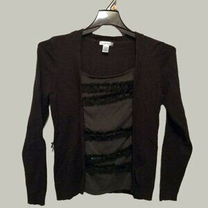 Willow Bay Black Long Sleeve Womens Sweater